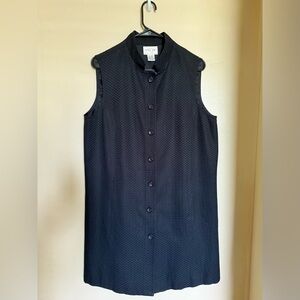 Oscar De La Renta Sz 14 Button Down Shift Dress NWOT Vintage